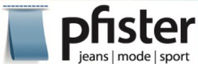 Logo Pfister Jeans Mode Sport