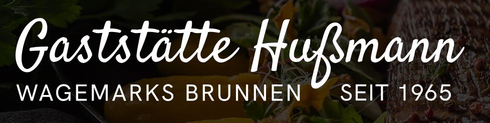 Logo Gaststätte Hußmann – Wagemarks Brunnen