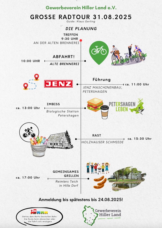 31.08.2025 Radtour des Gewerbevereins