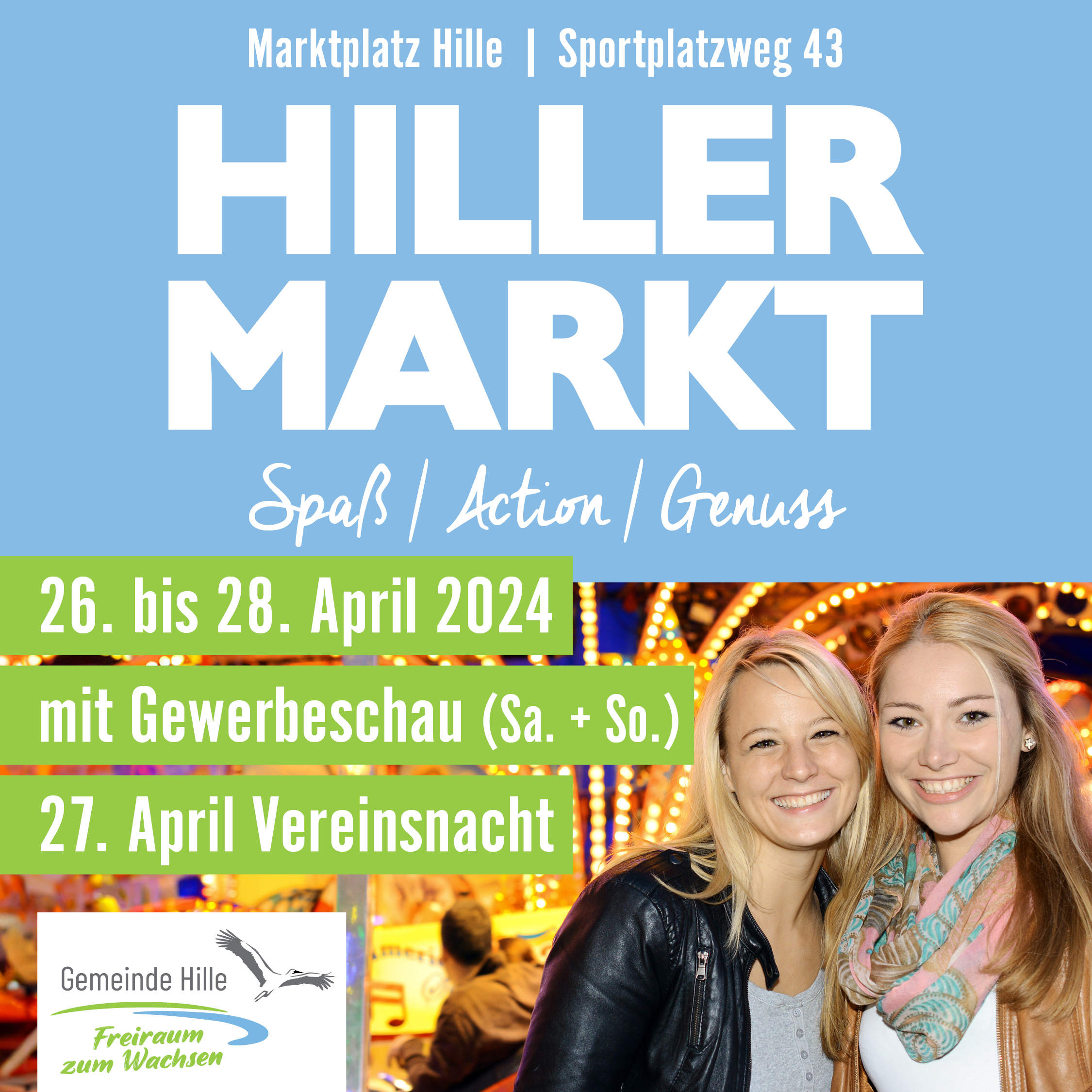 Hiller Frühjahrsmarkt erneut mit großer Gewerbeschau