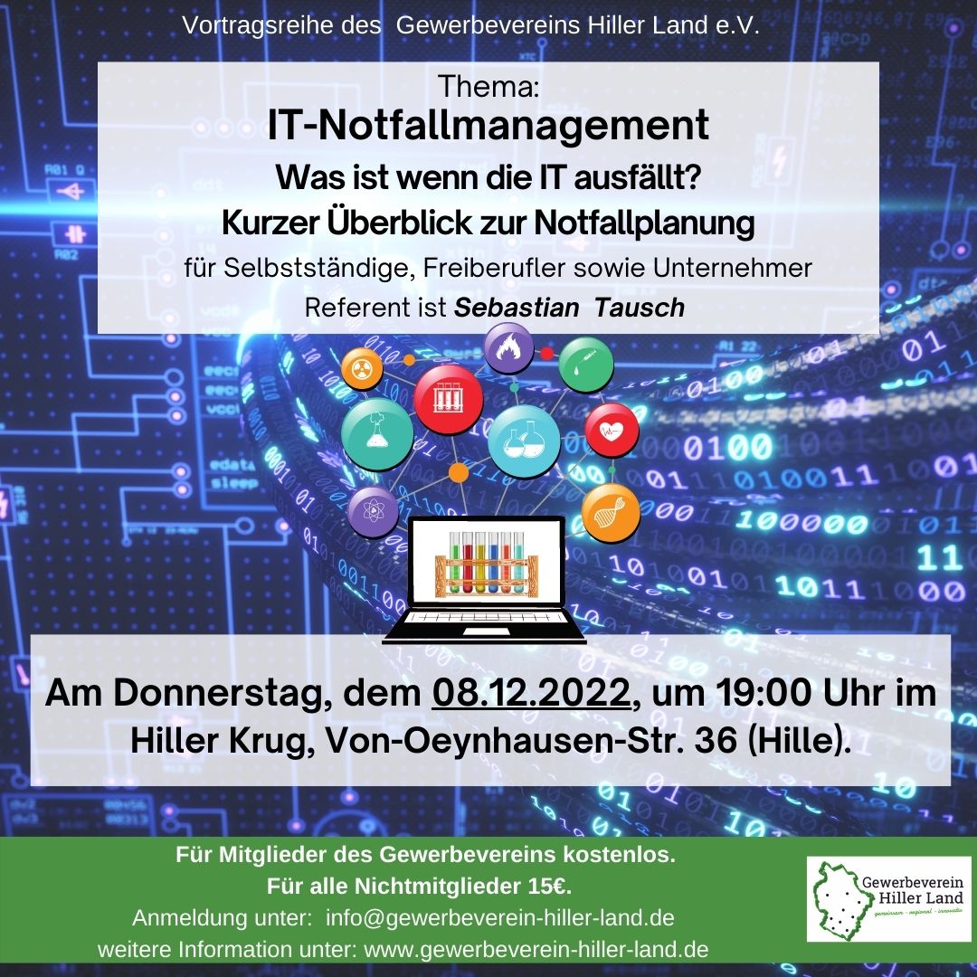 08.12.2022 Vortrag IT-Notfallmanagement